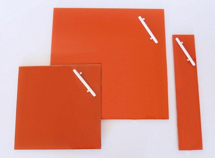Corkline Glas Magnet Tafel " Chrystallo" orange, 10x50 cm, Pinn Wand Memo Board