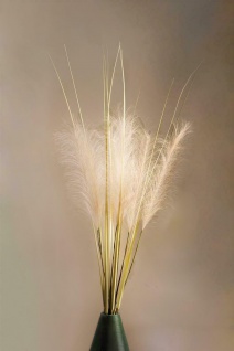 Deko Bündel " Pampagras", 115 cm hoch, Zier Gras Kunst Pflanze Schilf Strauß