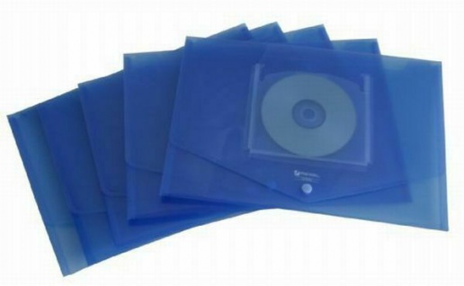 5x REXEL ICE DOKUMENTENTASCHE A4 mit CD FACH blau DOKUMENTENMAPPE SAMMELMAPPE