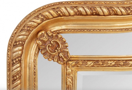 Prunkvoller Casa Padrino Barock Spiegel Gold 125 x 190 cm - Antik Stil - Schwere Ausführung 5