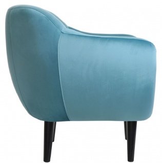 Casa Padrino Luxus Samt Sessel 97 x 81 x H. 83 cm - Verschiedene Farben - Wohnzimmer Hotel Büro Club Sessel - Luxus Kollektion - Vorschau 3