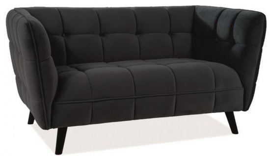 Casa Padrino Luxus Wohnzimmer Sofa mit edlem Samtstoff 145 x 85 x H. 78 cm - Luxus Möbel - Vorschau 2