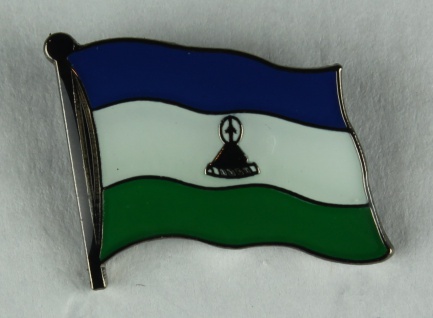Lesotho Pin Anstecker Flagge Fahne Nationalflagge