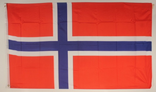 Norwegen Flagge Großformat 250 x 150 cm wetterfest