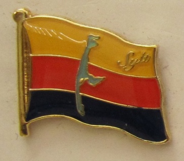 Pin Anstecker Flagge Fahne Sylt Nordsee Inselflagge
