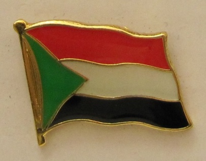 Sudan Pin Anstecker Flagge Fahne Nationalflagge