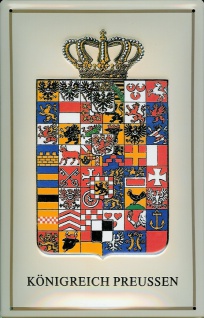 Blechschild Nostalgieschild Königreich Preussen Wappen Preußen