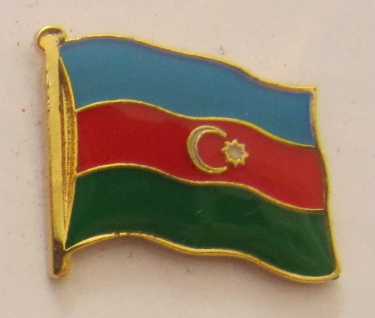Aserbeidschan Pin Anstecker Flagge Fahne Nationalflagge