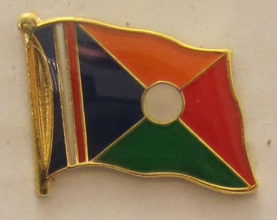 Reunion Pin Anstecker Flagge Fahne Nationalflagge