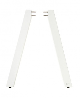 Diana Tisch Rund Durchmesser 145 cm aus Teakholz Natur Beine Alu Weiß - Vorschau 4