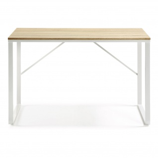 Schreibtisch Talbot aus Melamin und Stahlbeinen 120 x 60 cm