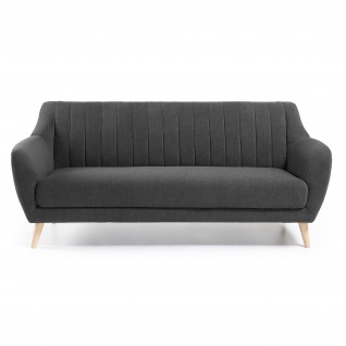 Sofa Obo 3-Sitzer dunkelgrau 190 cm