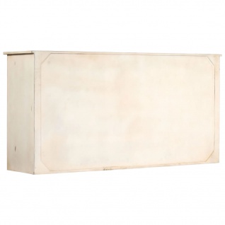 Sideboard aus Mangoholz 160 x 80 x 40 cm Weiß - Vorschau 3