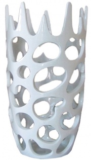 Vase Polyresin White