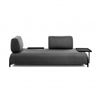 Sofa Compo 3-Sitzer dunkelgrau 232 cm 2