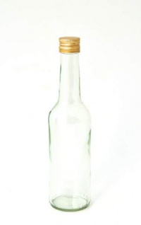 Klarglas-Spirituosenflasche (0, 35 L) - ohne Verschluss