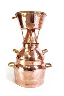 " CopperGarden®" Destille Alquitara 5 Liter | mit Aromasieben