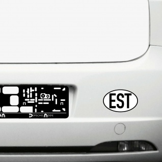 EST Aufkleber Sticker Estland Länderkennung Länderkennzeichen 4061963084014 