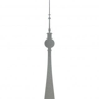 100cm Fernsehturm Aufkleber Berlin Alexanderplatz Telespargel Tattoo Deko Folie