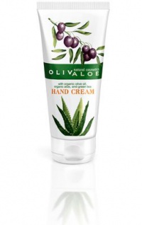 OLIVALOE 0148 - Organic Hand Cream - Handcreme 100ml mit Olivenöl/Aloe Vera, Naturkosmetik