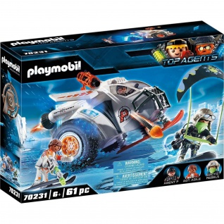 Playmobil 70231 Top Agents Spy Team Schneegleiter Schnee-Mobil Action Spielzeug