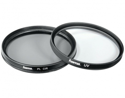 Hama Filter-Set Polarisations-Filter + UV-Filter 72mm Pol-Filter DSLR Kamera