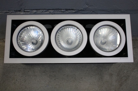 Antares Lampe Design by F. A. Porsche Shop-Beleuchtung 3 Silber Halogen 70 Watt