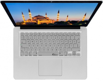 Tastatur-Abdeckung Skin Cover Deutsch auf Türkisches Layout für MacBook Pro Air