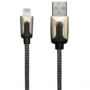 XtremeMac HQ Premium Lightning-Kabel 1m Gold für iPhone 13 12 11 SE iPad iPod ..