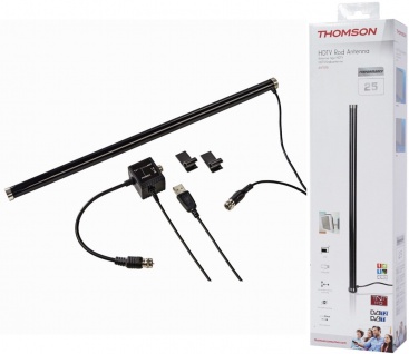 Thomson Aktive Stabantenne 4K HD DVB-T DVB-T2 DAB TV Antenne USB Terrestrisch