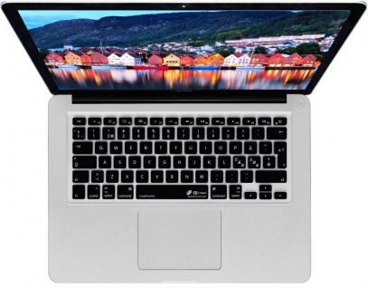 Tastatur-Abdeckung Skin Cover Deutsch auf NO SWE DNK Layout für MacBook Pro Air