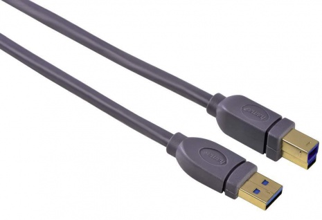Hama HQ 3m USB 3.0 Kabel Typ A-B Stecker für USB Drucker Hub HDD Festplatte etc
