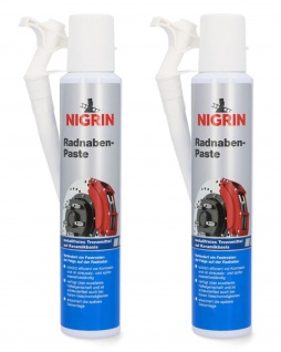 Nigrin 2x Radnaben-Paste Pinseldose Trennpaste Felgen Motor Getriebe Bremse
