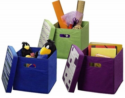 Hama Falt-Box Spiel-Kiste Klapp-Korb Spielzeug-Box Kleider-Schrank Kinder-Zimmer