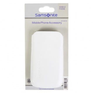 Samsonite Leder Universal Pouch Tasche Schutz-Hülle Etui Handy MP4- MP3-Player