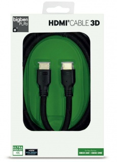 Bigben HQ HDMI-Kabel 1.4 3D 4K UHD Ethernet für HD TV Blu-Ray Xbox One 360 PS4