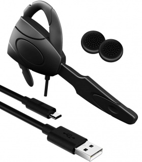 Gioteck Online Gaming-Kit EX4 Chat Headset USB Lade-Kabel Grips für Sony PS4