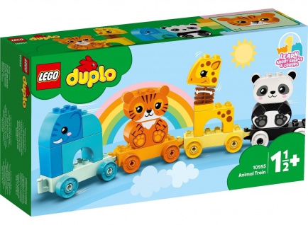 LEGO® DUPLO® Mein erster Tierzug 10955 Schiebe Waggons TIer-Figuren Spiel-Set