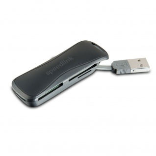 Speedlink CARREA Portable Card Reader - USB 2.0 Tragbar Kartenleser SD MMC MS