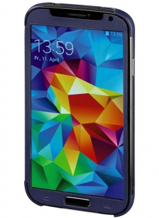 Hama Handy-Tasche Mirror Flap Case Etui Klapp-Tasche Hülle für Samsung Galaxy S5