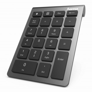 Hama Bluetooth Keypad Numpad Ziffern-Tastatur Zahlen Nummernblock Taschenrechner