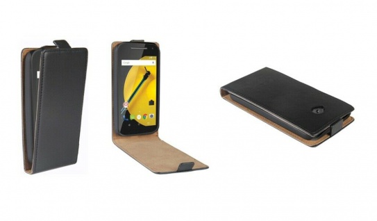 Patona Slim Flip-Cover Klapp-Tasche Schutz-Hülle Cover Case für Motorola E2