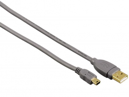 Hama 3m USB-Kabel Mini-B-Stecker Mini-USB für Navi MP3 PC HDD Handy Smartphone