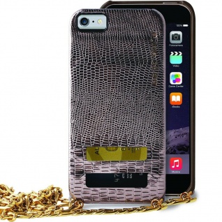 Puro Glam Cover Snap-On Handy-Kette Case Schutz-Hülle für iPhone 6 Plus 6s Plus