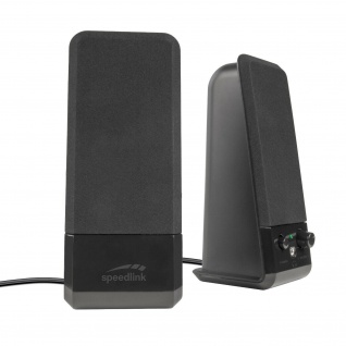 Speedlink EVENT Stereo Lautsprecher 3, 5mm Box USB Speaker 5W für PC Smartphone