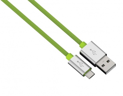 Hama 0, 5m Micro USB Kabel Alu Nylon Ladekabel Daten-Kabel Sync Handy Tablet Navi