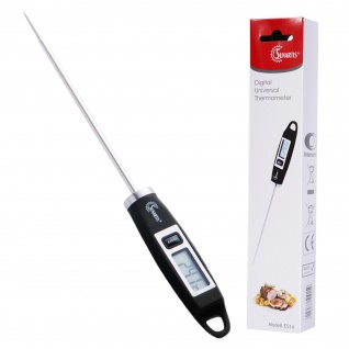 SUNARTIS Braten-Thermometer Digital E514 Grill-Thermometer Fleisch Braten Küche
