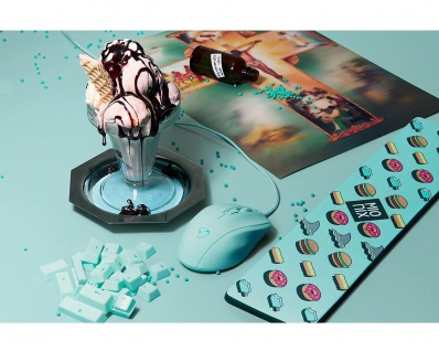 Mionix Gaming + Artists Maus Castor Ice Cream Eis Optisch USB PC Mouse 5000 DPI