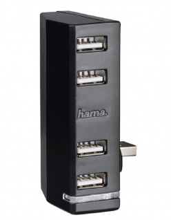 Hama 4-Fach USB Hub Erweiterung Verteiler Splitter Multi Adapter für Xbox ONE