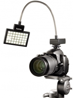 Hama LED Foto/Video Slim-Panel 40 Fotolicht Blitzschuh Kamera Licht Kopflicht